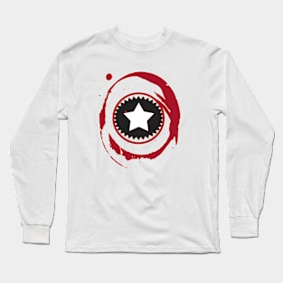 white star Long Sleeve T-Shirt